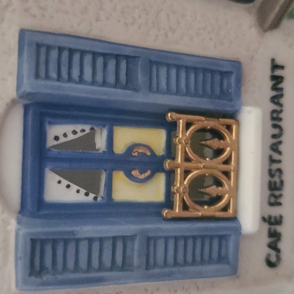 Heritage Village Collection Café Caprice French Restaurant Building Dept 56 - Picture 11 of 14